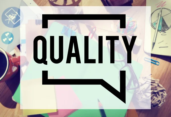 Kwaliteit garantie waarde Concept — Stockfoto