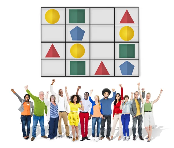 Diversity People and Problem Solving Concept — Stock Photo, Image