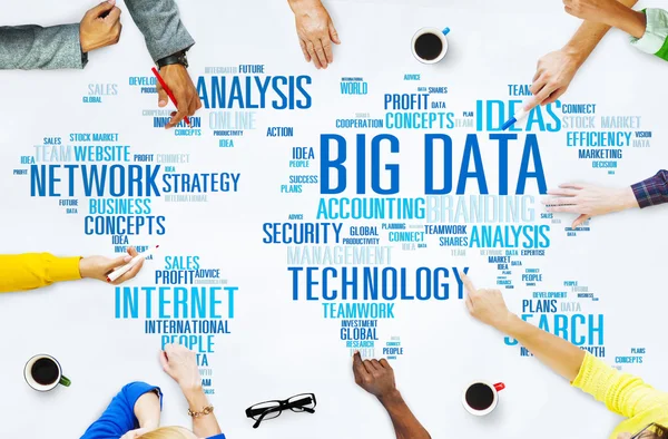 Concepto de almacenamiento de Big Data — Foto de Stock