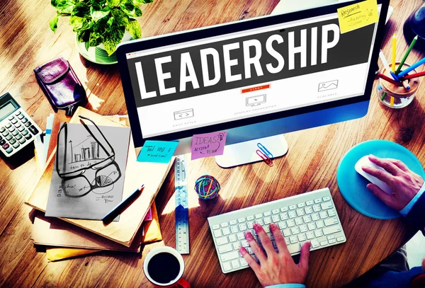 Leadership, Lead Manager Concept — Stock Photo, Image