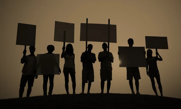 Groep mensen, eenheid communicatieconcept — Stockfoto