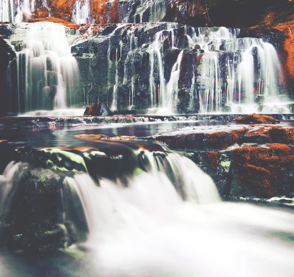 Cascate a cascata Nuova Zelanda — Foto Stock