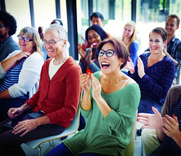 Applaudissements du public, Happines Concept — Photo