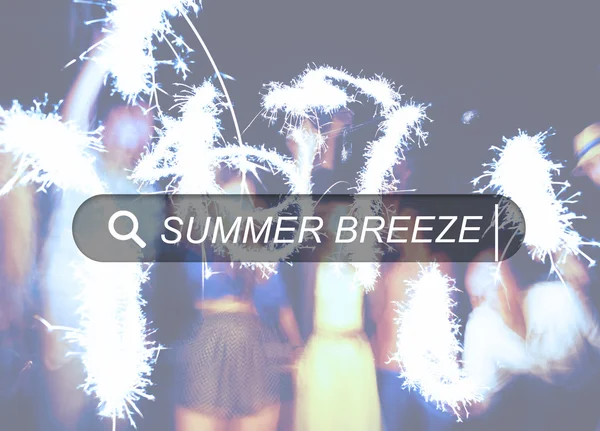 Summer Breeze och avkoppling semester koncept — Stockfoto
