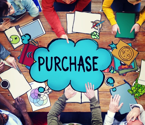 Purchase Marketing Retail Shopping Buying Concept — Stock Photo, Image
