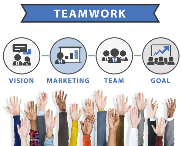 Team Marketing Vision — Foto Stock