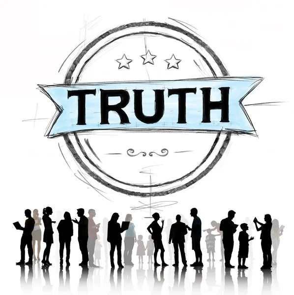 Sanningen ärlig Honorable koncept — Stockfoto