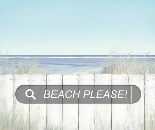 Καλοκαίρι παραλία παρακαλώ — Φωτογραφία Αρχείου
