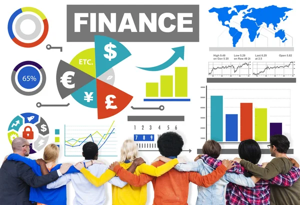Financiación, dinero de inversión, concepto de negocio — Foto de Stock
