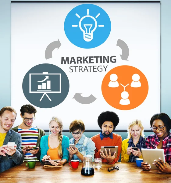 Estrategia de marketing Branding — Foto de Stock