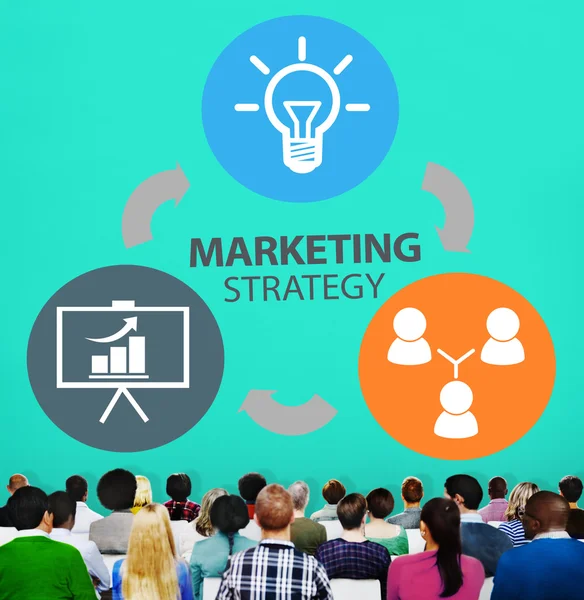 Marketing Strategia Branding — Foto Stock