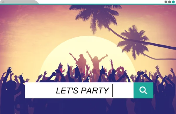 Vamos de fiesta, Concepto de Verano — Foto de Stock