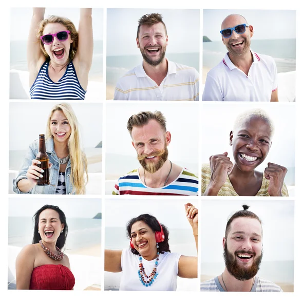 Freunde-Porträt, Gemeinsamkeit-Konzept — Stockfoto