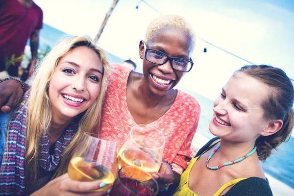 Dîner d'été sur la plage Concept — Photo