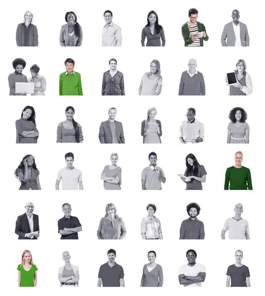 Diverse People and Global Communications Concept — Stock Photo, Image