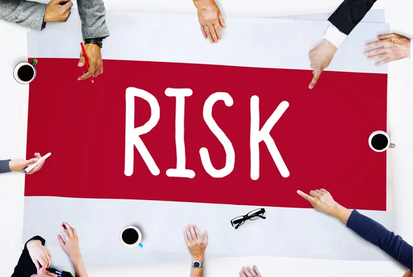 Risken chans säkerhetskoncept — Stockfoto