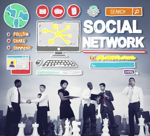 Concepto de Redes Sociales —  Fotos de Stock