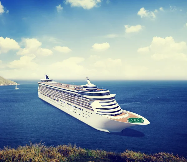 Crucero, concepto de isla de destino — Foto de Stock