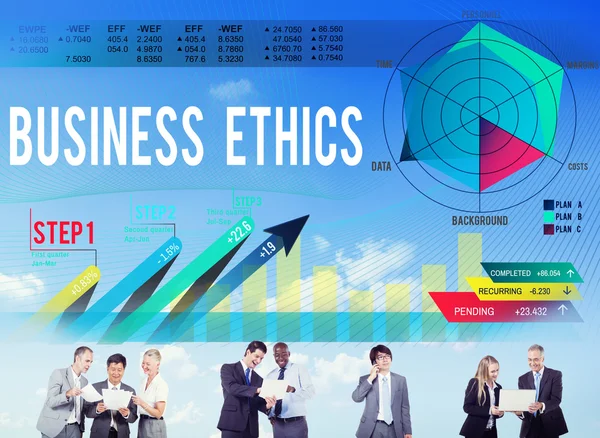 Concetto di integrità etica aziendale — Foto Stock