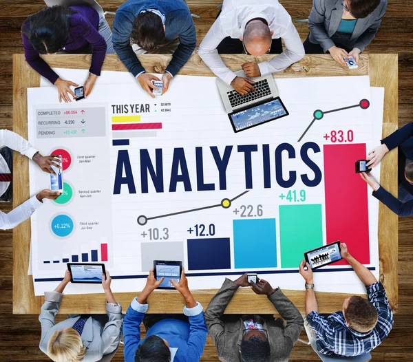 Analitics Data Concept — Stock Photo, Image