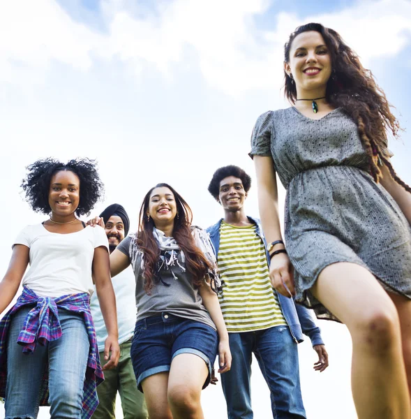 College Park Garden, Friendship Concept — Stock Photo, Image