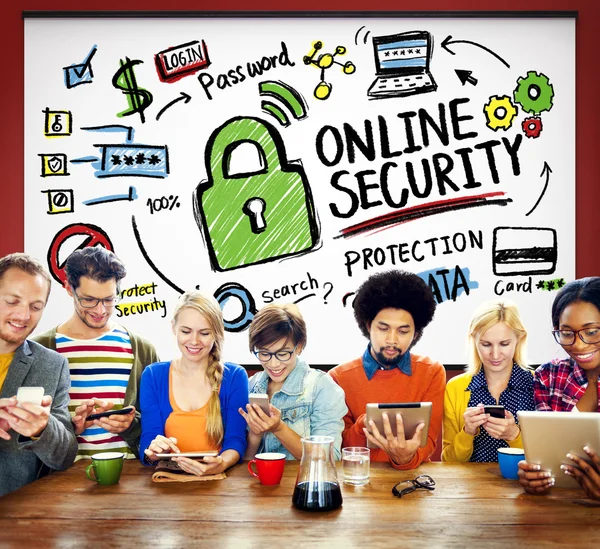 Online-Sicherheitskonzept — Stockfoto