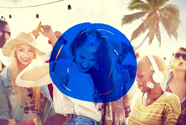 Vakantie zomer vakantie blauwe Marker Concept — Stockfoto
