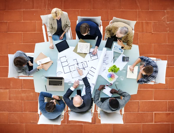 Architects and Engineers on Meeting — Stock Photo, Image