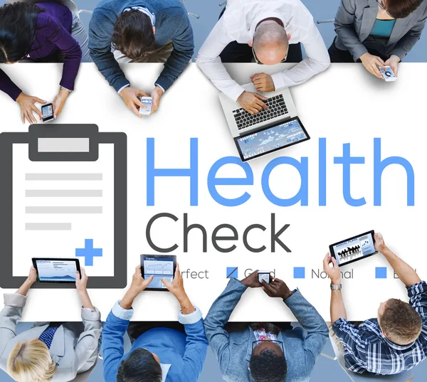 Health Check medicinska begrepp — Stockfoto