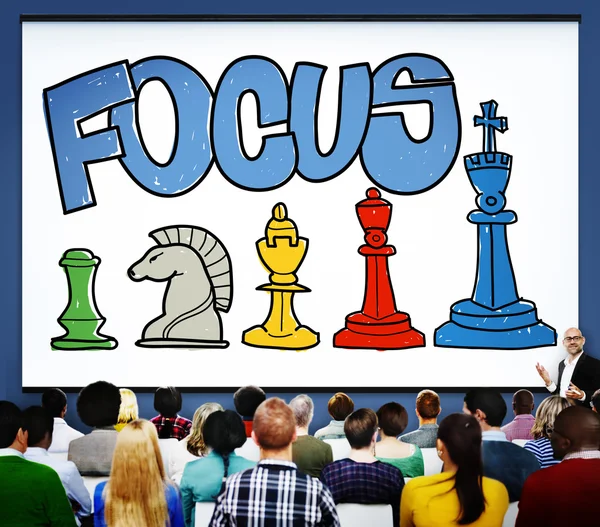 Focus Focal concentratie — Stockfoto