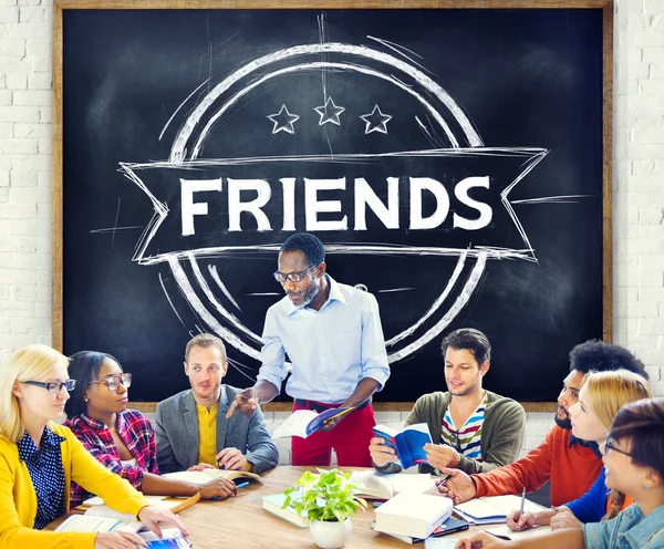 Freunde Freundschaft Beziehung Konzept — Stockfoto