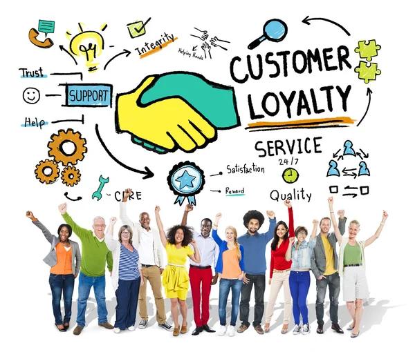 Customer Loyalty Service Concept — Stock Photo, Image