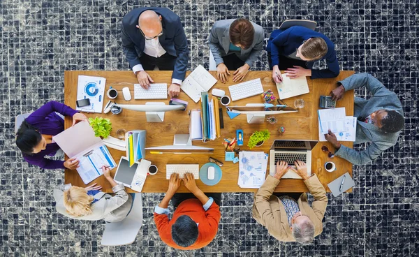 Reunión corporativa de empresarios — Foto de Stock