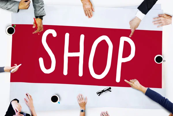 Shop Shopping, Marketing Concept — Stock Photo, Image