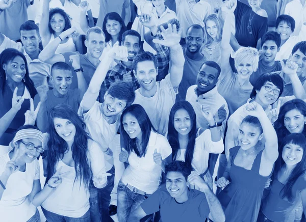 Jovens Diversidade Pessoas juntas — Fotografia de Stock