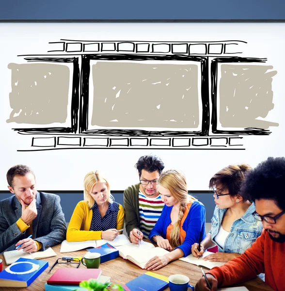 Filmstrip Roll Concept — Stock Photo, Image