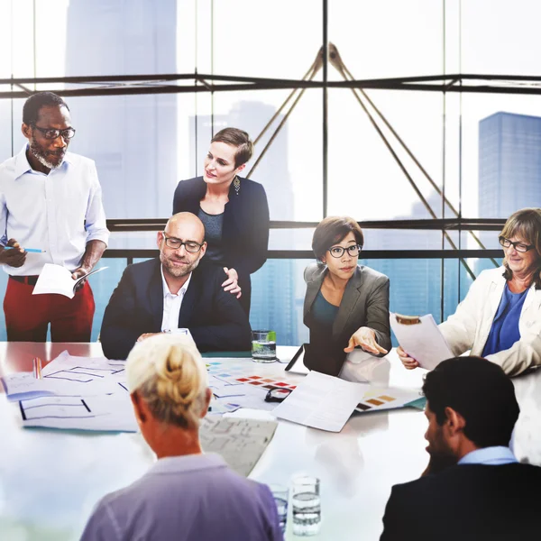 Business people at corporate meeting — Stock Photo, Image