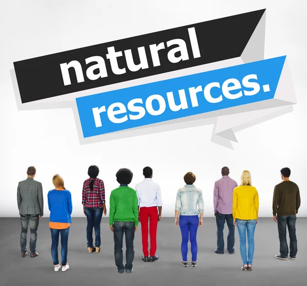 Diverse People and Natural Resources — Stock Photo, Image