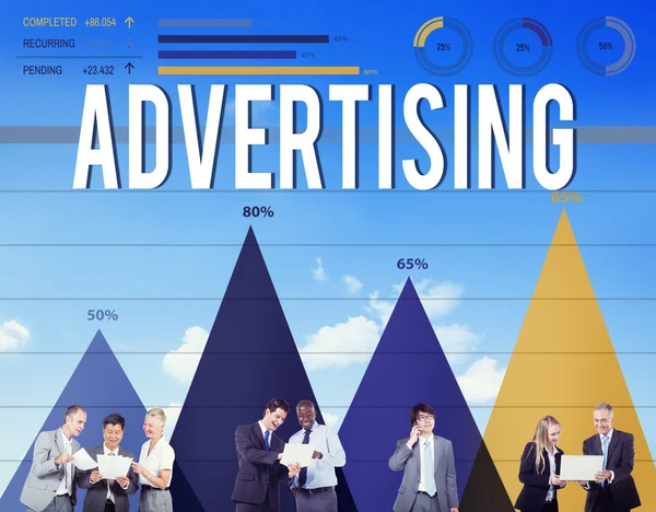 Reklám Marketing promóció koncepció — Stock Fotó