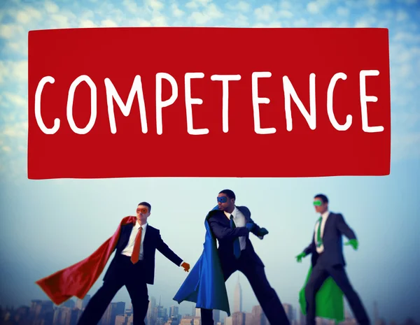 Kompetencia készség és képesség fogalma — Stock Fotó