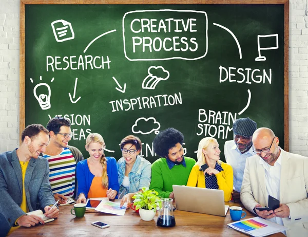 Creative process concept — Stock Photo, Image