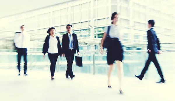 People commuting in City Concept — Stock Photo, Image