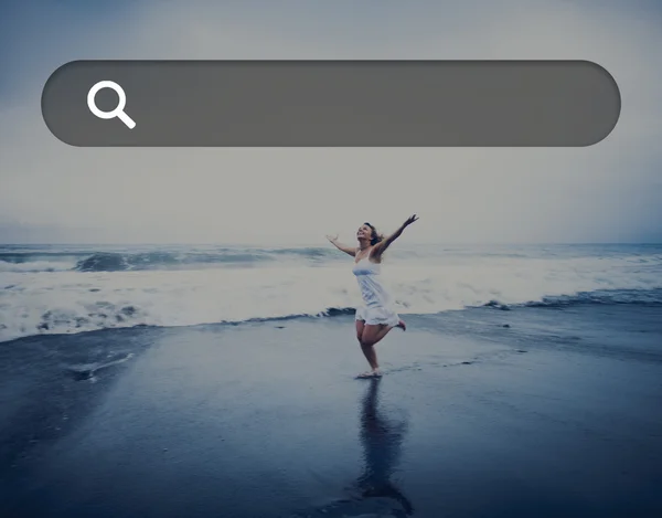 検索ボックス、インターネットの概念 — ストック写真