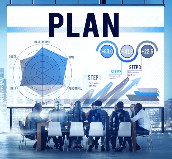 Concepto de visión de planificación estratégica — Foto de Stock