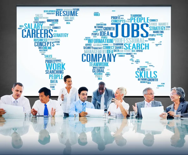 Gente en la reunión de negocios — Foto de Stock