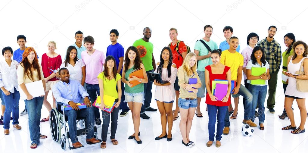 young Diversity People together