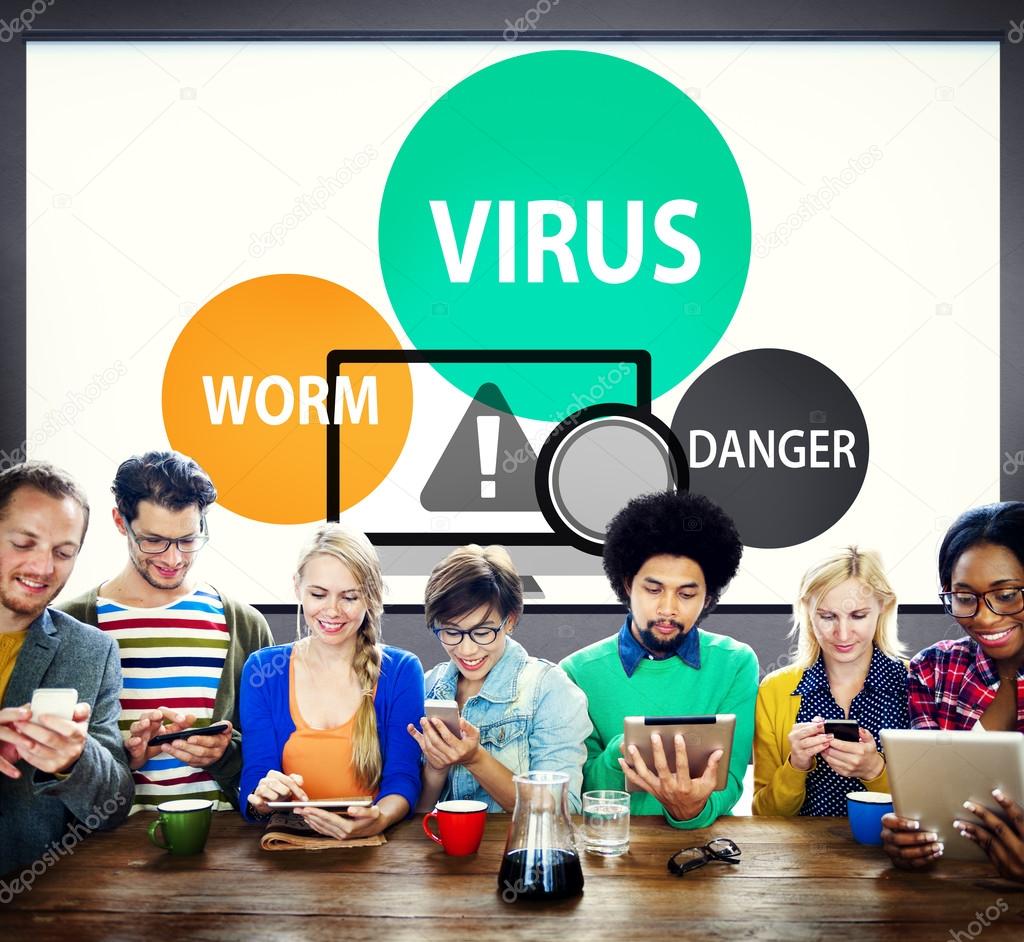 Virus Internet Security Concept