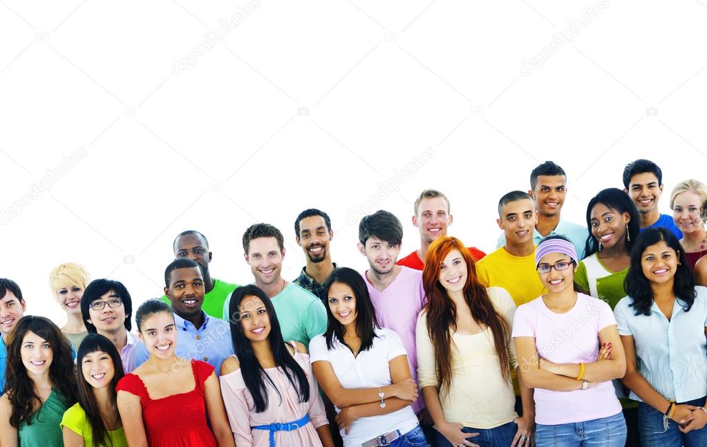 young Diversity People together