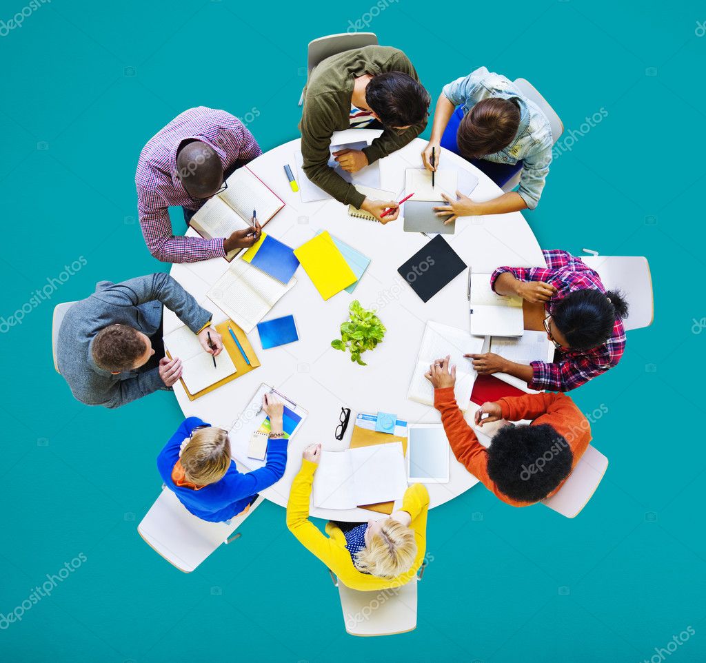 Group of Diverse People Working in a Team