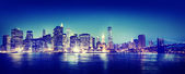 Картина, постер, плакат, фотообои "new york city panorama concept", артикул 84041536
